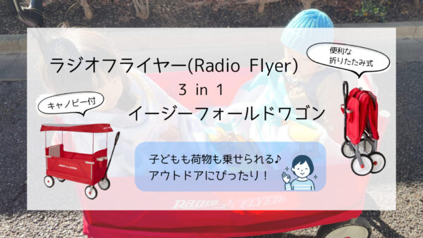 子どもOK！折りたたみ式ラジオフライヤー キャリーワゴンをレビュー