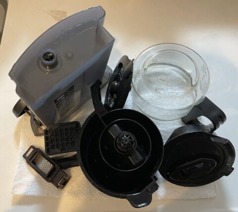 coffee maker panasonic NCA57-glass/water container, bucket